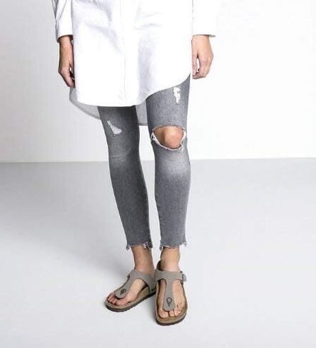 Birkenstock Women's GIzeh Thong Sandal, Stone, 38 M EU/7-7.5 B(M) US in Kuwait