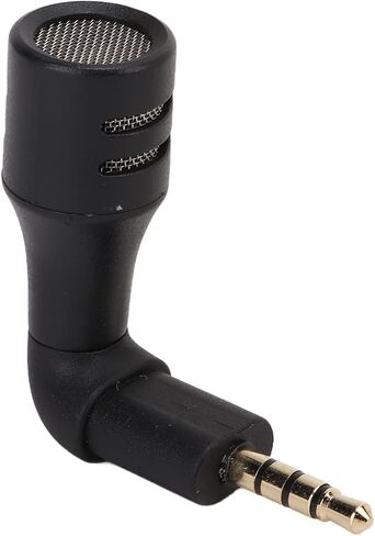 Estink Mini Directional 3.5mm Jack Microphone, High Sensitivity Omnidirectional Surround Sound with 3.5mm Plug for Smartphone Voice Chat Video Recording in Kuwait