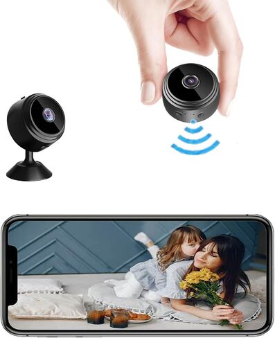 OVWE Mini Hidden Camera, 1080P Night Vision Spy Camera，Wide-Angle Home Security Camera with Motion Detection (2 Pack) in Kuwait