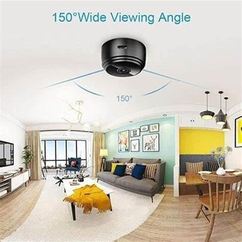 OVWE Mini Hidden Camera, 1080P Night Vision Spy Camera，Wide-Angle Home Security Camera with Motion Detection (2 Pack) in Kuwait