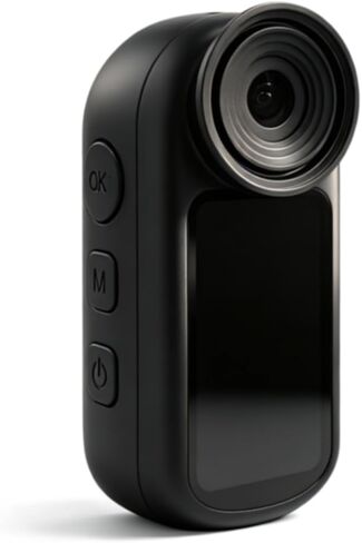 4K Mini Body Action Camera-Tiny Body Cam With Audio And Video Recording, Hands-Free Wearable POV Camera With 1.5" Display, Stabilization, WIFI, Bluetooth, Mount Anywhere (Chest Clip+Fixed Wristband) in Kuwait