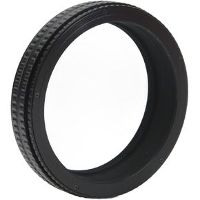 Helicoid Adapter for Camera Lens Mounting, 17 31mm Aluminum Alloy Black Lens Focusing Tube, M77 to M77, Ideal for Photography Enthusiasts in Kuwait