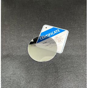 Optical Glass Plate Beam Splitter, BK-7 Glass, 12.70mm Diameter, 1mm Thick, 50:50 Transmission Reflection, for Scientific Instruments (Diameter 12.70mm) in Saudi Arabia