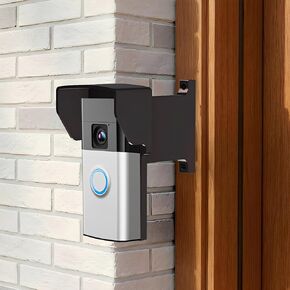 Doorbell Extender Mount Compatible with Some Doorbell, Multiple Sizes Video Doorbell Mount, Anti-Glare & Rain Anti-Splash Mounting Bracket Get Better View (4") in Kuwait