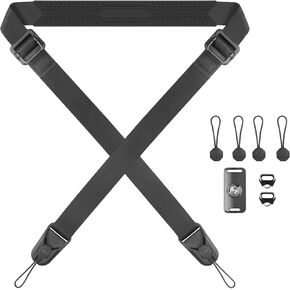 FIEIL Adjustable Camera Strap, Universal Camera Strap with Quick Release and Connection, Comes with Comfortable Silicone Shoulder Pads and Base, Smooth and Sturdy, Strap Width 1''(2.5cm) in Saudi Arabia