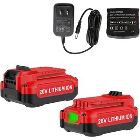 2Pack 20V 3.5Ah V20 Battery Replacement for 20V Battery and Charger Kit Compatible with CMCB202 CMCB204 CMCB206 CMCB201 CMCB100 CMCB124 + CMCB104 20Volt Battery Charger in Saudi Arabia