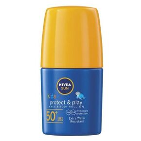 NIVEA Kids Protection & Care Roll-On Sun Lotion 50 ml / 1.69 fl oz – Portable Roll-On Format, Extra Water Resistant, Lightweight Texture, Easy Application for Children in Saudi Arabia