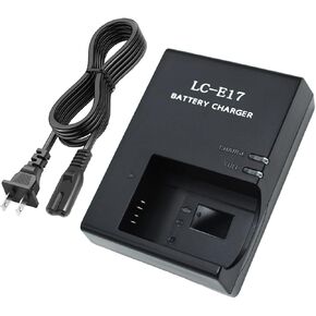 LC-E17 Battery Charger for LP-E17 Battery | Compatible with Canon EOS R8, R10, R50, RP, 200D, 250D, 750D, 760D, 800D, 850D Cameras in Kuwait