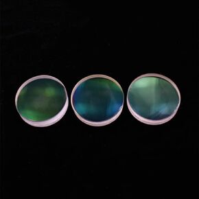 D40 Glued Achromatic Objective Lens for Refractive Astronomical Telescopes - 40mm Diameter, 205mm Focal Length 1pcs(40F205 Blue Film) in Kuwait