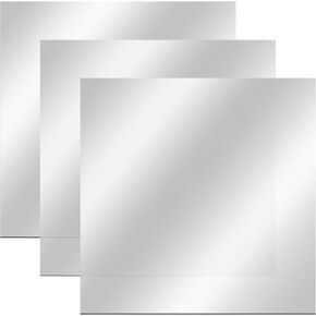 3 Pcs Acrylic Two Way Mirror: 12 x 12 x 0.04 Inch Sheets for Infinity Magic Projects & DIY, 12-Degree Angle of Incidence Reflective Screen in Kuwait