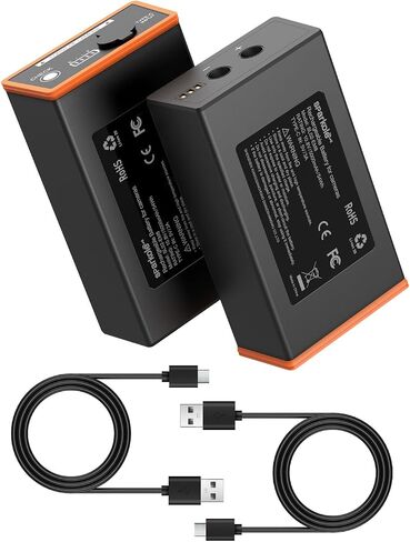 5000mAh Battery Pack for Moultrie Edge Trail Camera, with Cable, 2 Pack | Replacement Lithium Battery for Moultrie Edge, Edge Pro, Edge 2, Edge 2 Pro,with Digital Display and Charging Cable in Kuwait