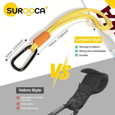 SURDOCA Baby Stroller Hooks, Stroller Clips and Hooks for Diaper Bag, Mommy Bag Hook for Stroller Heavy Duty, Universal Stroller Hanger and Strap, Stroller Accessories for Mom in Kuwait