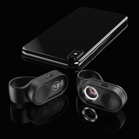 MERRYHAPY X Pocket Size Abs Plastic with LED Light Mobile Phone Microscope Digital Microscope Portable and Sturdy Optical Lens for Jewelry and Gemstone Inspection for Smartphone Use in Kuwait