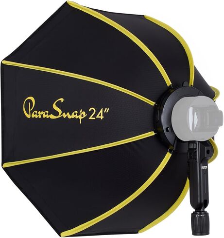 Profoto A10 On and Off Camera Flash for Nikon, Bundle with Glow 24" PS-B24K ParaSnap Octagonal Softbox, Adapter, Color Filter Shapers Kit in Kuwait