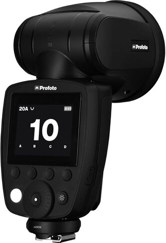 Profoto A10 On and Off Camera Flash for Nikon, Bundle with Glow 24" PS-B24K ParaSnap Octagonal Softbox, Adapter, Color Filter Shapers Kit in Kuwait