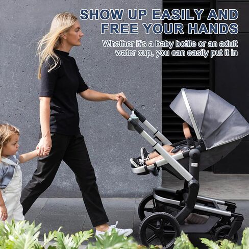 Stroller Cup Holder for Joolz Stroller –Compatible with Day, Geo, Hub, AER, Dot Strollers,On Drink Holder Attachment, No-Tool Installation in Kuwait