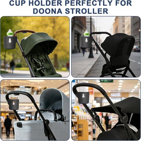 Stroller Cup Holder for Joolz Stroller –Compatible with Day, Geo, Hub, AER, Dot Strollers,On Drink Holder Attachment, No-Tool Installation in Kuwait