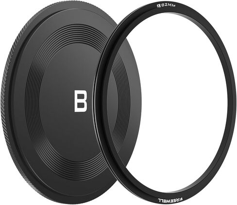 Freewell 82mm Adapter Ring with Cap for V2 Series | Magnetic adapter ring with back cap for V2 hybrid filter system, lens protection and filter attachment in Kuwait