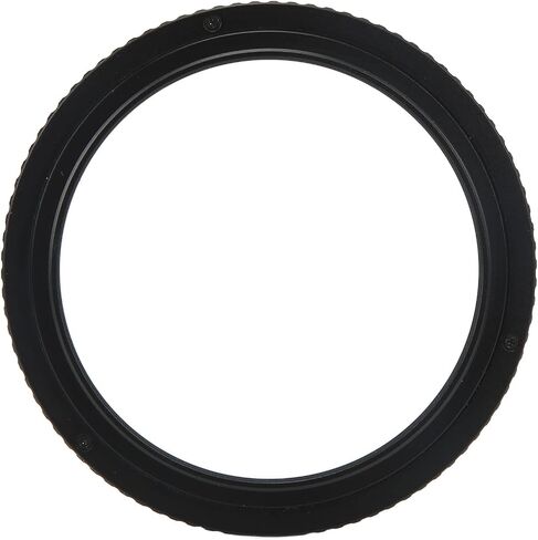 Helicoid Adapter for Camera Lens Mounting, 17 31mm Aluminum Alloy Black Lens Focusing Tube, M77 to M77, Ideal for Photography Enthusiasts in Kuwait