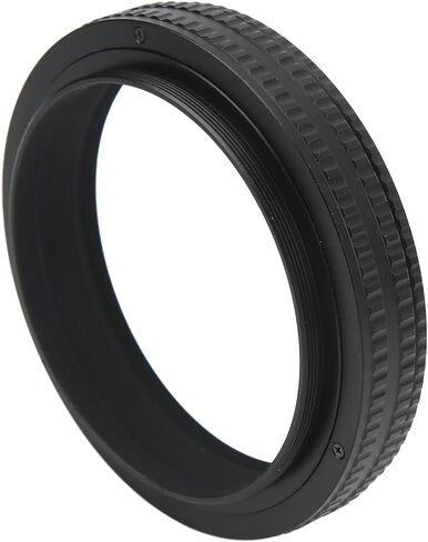 Helicoid Adapter for Camera Lens Mounting, 17 31mm Aluminum Alloy Black Lens Focusing Tube, M77 to M77, Ideal for Photography Enthusiasts in Kuwait