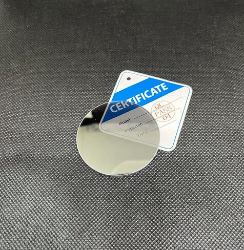 Optical Glass Plate Beam Splitter, BK-7 Glass, 1 Inch Diameter, 2mm Thick, 50:50 Transmission Reflection, for Scientific Instruments (Diameter 25.4mm) in Kuwait