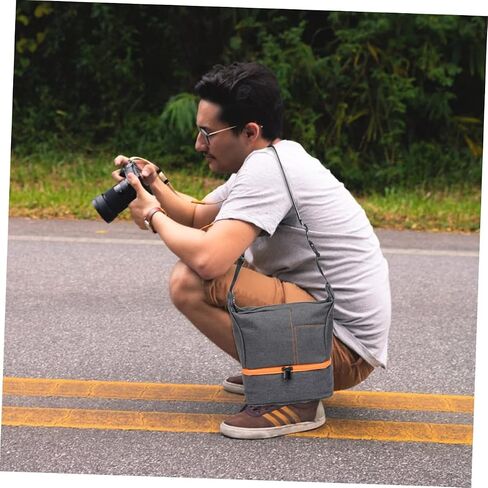 Shockproof Camera Bag for Versatile Storage Pouch Design Convenient Shoulder Handheld Carrying Photography Accessory for Outdoor Use in Kuwait