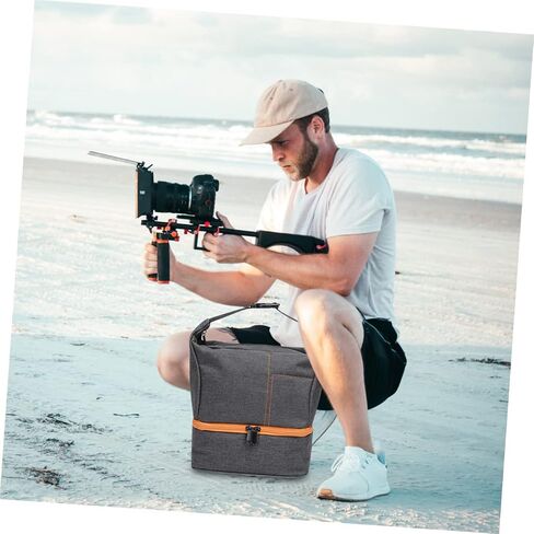 Shockproof Camera Bag for Versatile Storage Pouch Design Convenient Shoulder Handheld Carrying Photography Accessory for Outdoor Use in Kuwait