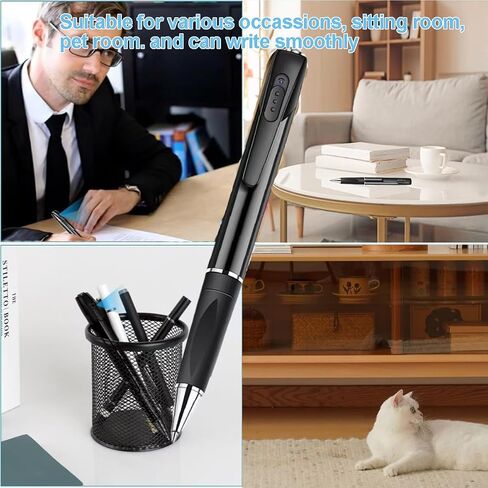 1080P WiFi Camera Pen, 32GB Card Included Portable Hidden Cam | Motion Detection Alert, Quick Start,WiFi & AP Hotpot, 250mAh Battery, Remote Viewing, 100° Angle, No Audio in Saudi Arabia