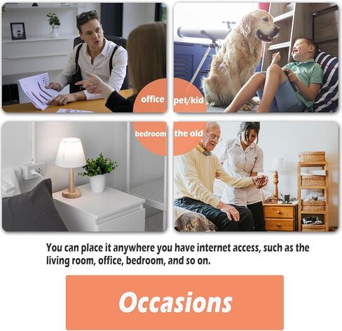 Security Camera, Hidden Spy Camera Photo Frame, WiFi Nanny Cam | Remote Viewing, Motion Detection, 1080P FHD, Indoor Security, Wireless Video Recorder in Kuwait