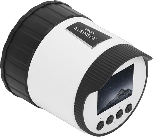 2K WiFi Telescope Camera Eyepiece, 2.0 Inch Screen 16MP 4MP CMOS for 36-73mm Telescope, Monocular, Binoculars with 2000mAh Battery (64GB) in Saudi Arabia