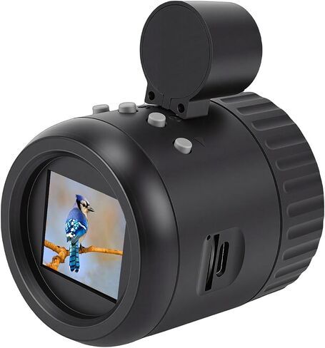 Diyeeni Monocular Telescope Electronic Eyepiece, 1.54 Inch Screen 10X Zoom with 1200mAh Battery, for Camping Astronomical Observation in Kuwait