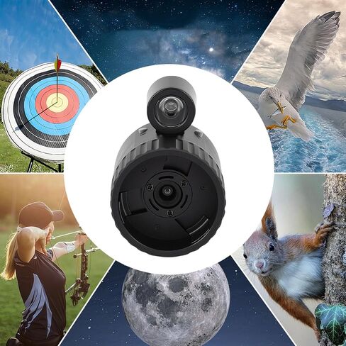 Diyeeni Monocular Telescope Electronic Eyepiece, 1.54 Inch Screen 10X Zoom with 1200mAh Battery, for Camping Astronomical Observation in Kuwait