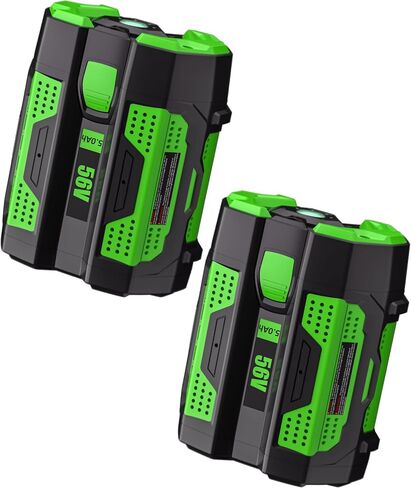 2Pack 56V 5.0Ah Replacement for EGO Battery | Lithium ion Battery BA2800T BA4200T BA1400T Compatible with All EGO 56 Volt Tools and Chargers in Kuwait