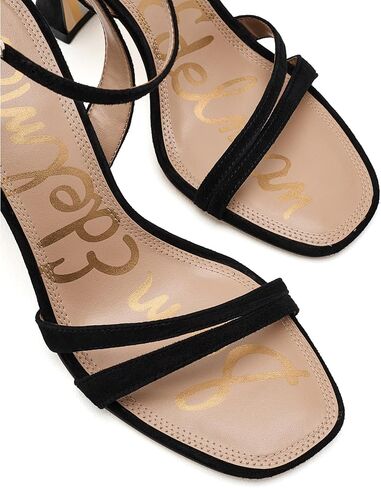 Sam Edelman Women's Junie Heeled Sandal, Black, 12 Medium in Kuwait