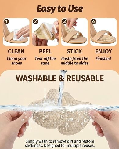 Metatarsal Pads Women, Ball of Foot Cushions, Gel Inserts, 3 Pairs | 3 pairs gel metatarsal pads for women, ball of foot cushions shoe inserts for high heels, flats & sandals, Beige in Saudi Arabia