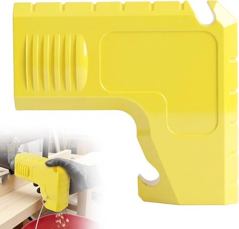 Table Saw Dust Collection Adapter, 2.5 In Hose Connector | 2" Vacuum Hoses, Snap-On Sawdust Collector Accessory, ABS Construction in Kuwait