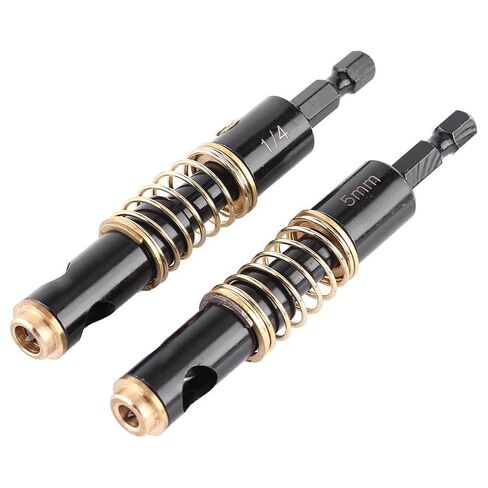 Watris Veiyi Self Centering Hinge Drill, Hex Shank Centering Bits, 5mm&1/4" | Drill Bit Set, Center Hole Bit, Door Window Cabinet Centering Drill Bits Hinge Opening Tool in Kuwait