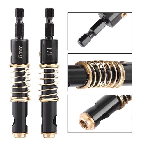 Watris Veiyi Self Centering Hinge Drill, Hex Shank Centering Bits, 5mm&1/4" | Drill Bit Set, Center Hole Bit, Door Window Cabinet Centering Drill Bits Hinge Opening Tool in Kuwait