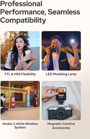 Godox IT32 TTL Camera Flash with X5 C Flash Trigger for Canon Cameras,Magnetic Hotshoe&Trigger 2-in-1,Colorful Touch Screen,Rotatable Flash Head, TTL&HSS,Incompatible with R50/R50V in Kuwait