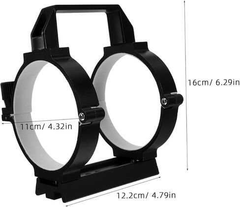 Metal Telescope Tube Clamp Ring with Quick Release Design and M6 1/4 Thread Hole, Universal Compatibility for Astronomical and Lunar Observation in Kuwait
