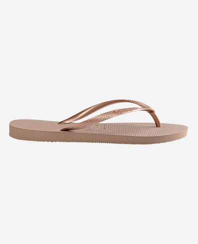Havaianas Slim Women's Slippers, Rose Gold,7/8 US Women in Kuwait