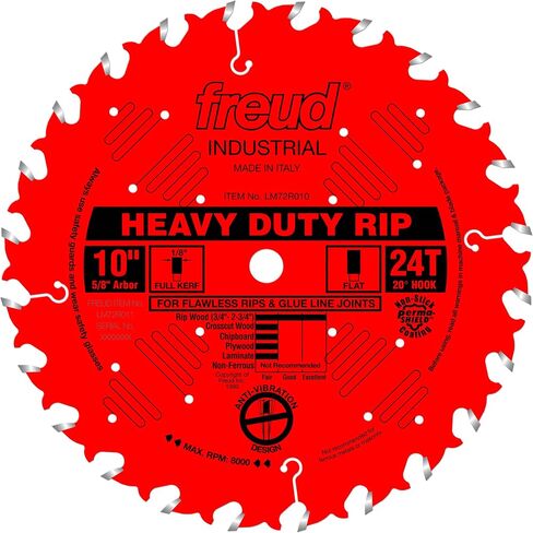 Freud America 10" Heavy-Duty Rip Blade (LM72R010) and 10" Industrial Glue Line Ripping Blade (LM74R010) in Kuwait