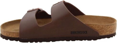 Birkenstock Women's Arizona Birko-Flo Dark Brown Birko-flor Sandals - 43R EU (US Men EU's 10-10.5,US Women EU's 12-12.5) in Kuwait