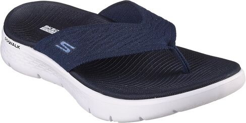 Skechers Women's GO WALK Flex Sandal - Splendor Flip-Flop, Navy, 9 in Kuwait