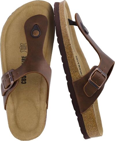 Leah Cork Footbed Thong Sandal in Saudi Arabia