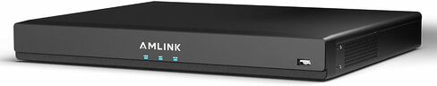 AMLINK 12MP 16CH AI NVR (8-Port PoE), Smart NVR, Human Detection & Vehicle Detection - Supports 16 x 12MP IP Cameras, Supports 1 x 20TB HDD (Not Included) ALN-4216E in Kuwait