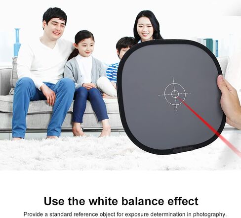 Professional 18 Grey White Balance Card 30cm x 30cm Photography Accessory with Carry Bag for DSLR Camera Exposure Revision and Color Calibration for Photographers Studio in Kuwait