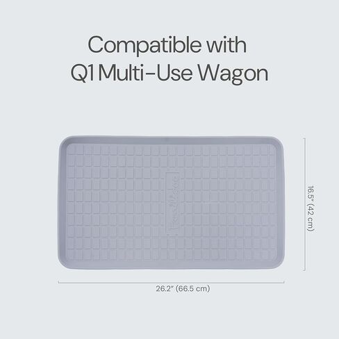 FAMILIDOO All Weather Mat Q1 Stroller Wagon Accessory Made from Silicone to Protect Wagon from Dirt and Water (Fits Only Q1 Models) in Kuwait