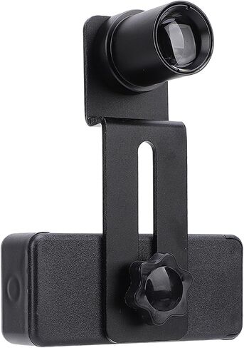 Tangxi Microscope Lens Smartphone Adapter, 12.5X Eyepiece Magnification up to 500X, with Built in Optical Glass for Clear Imaging, for Smartphones and Microscope Eyepiece Tubes in Kuwait