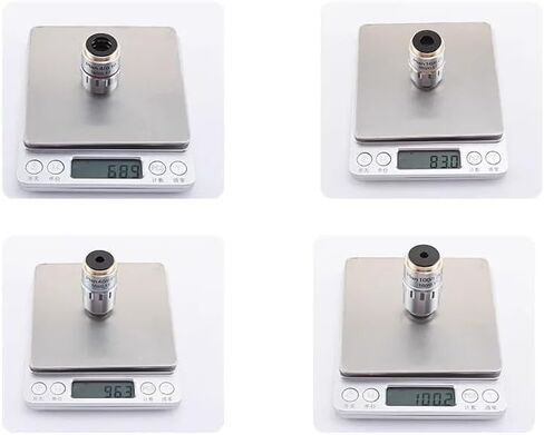 Microscope Plan Achromatic Objective Lens 4X 10X 40X 100X Pure Copper Material RMS Thread for(40X) in Kuwait